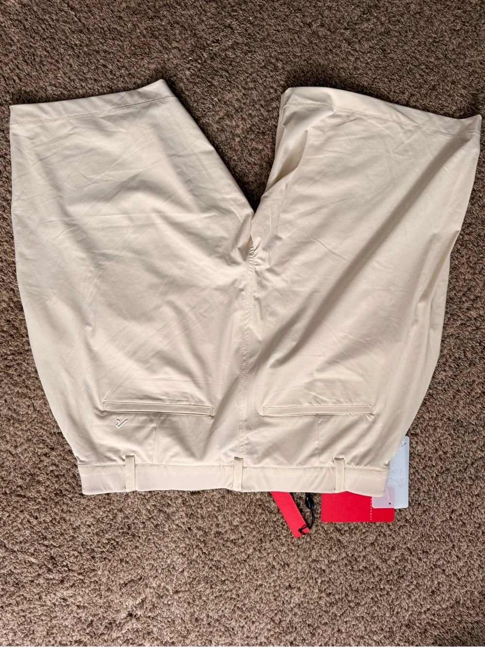 NWT Men's Redvanly Athletic Performance Shorts Bundle - Cream/Tan